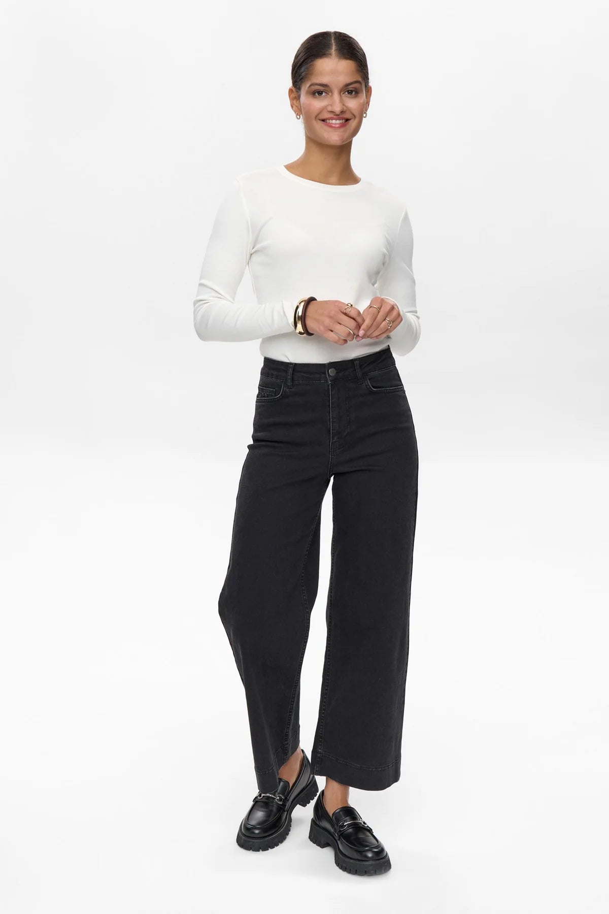 Paris cropped jeans 7/8 black