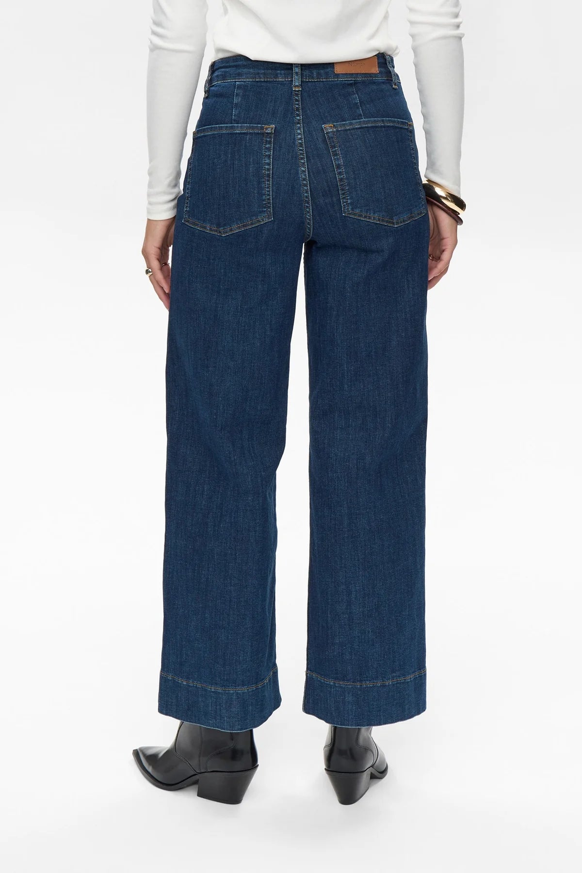 Paris cropped jeans 7/8 längd dark blue