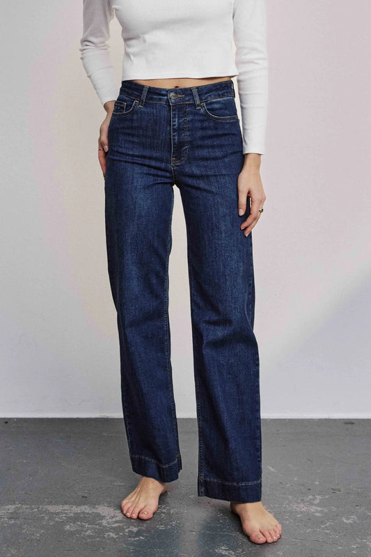 Paris long jeans dark blue